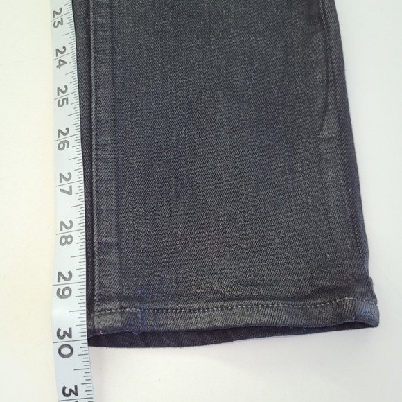 Principle Hi-Rise Cigarette Jean Womens Size 28 Black Waxed Style Beauty 613-45‎ - Picture 9 of 11